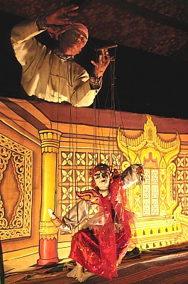 burmesisches Puppentheater