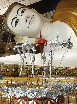 Zweitgrter liegender, 55m langer Buddha Shwethalyaung aus dem Jahre 994